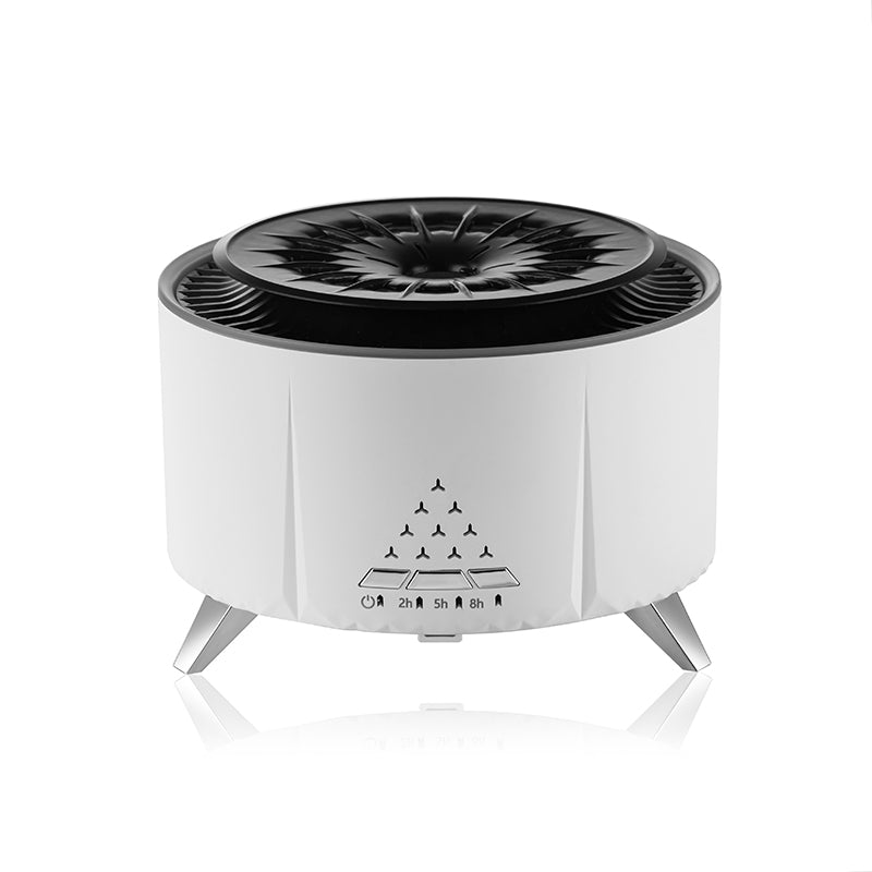Volcano Flame Humidifier Diffuser | Aromatherapy | Simulated Flame | White Noise Machine | Remote Control