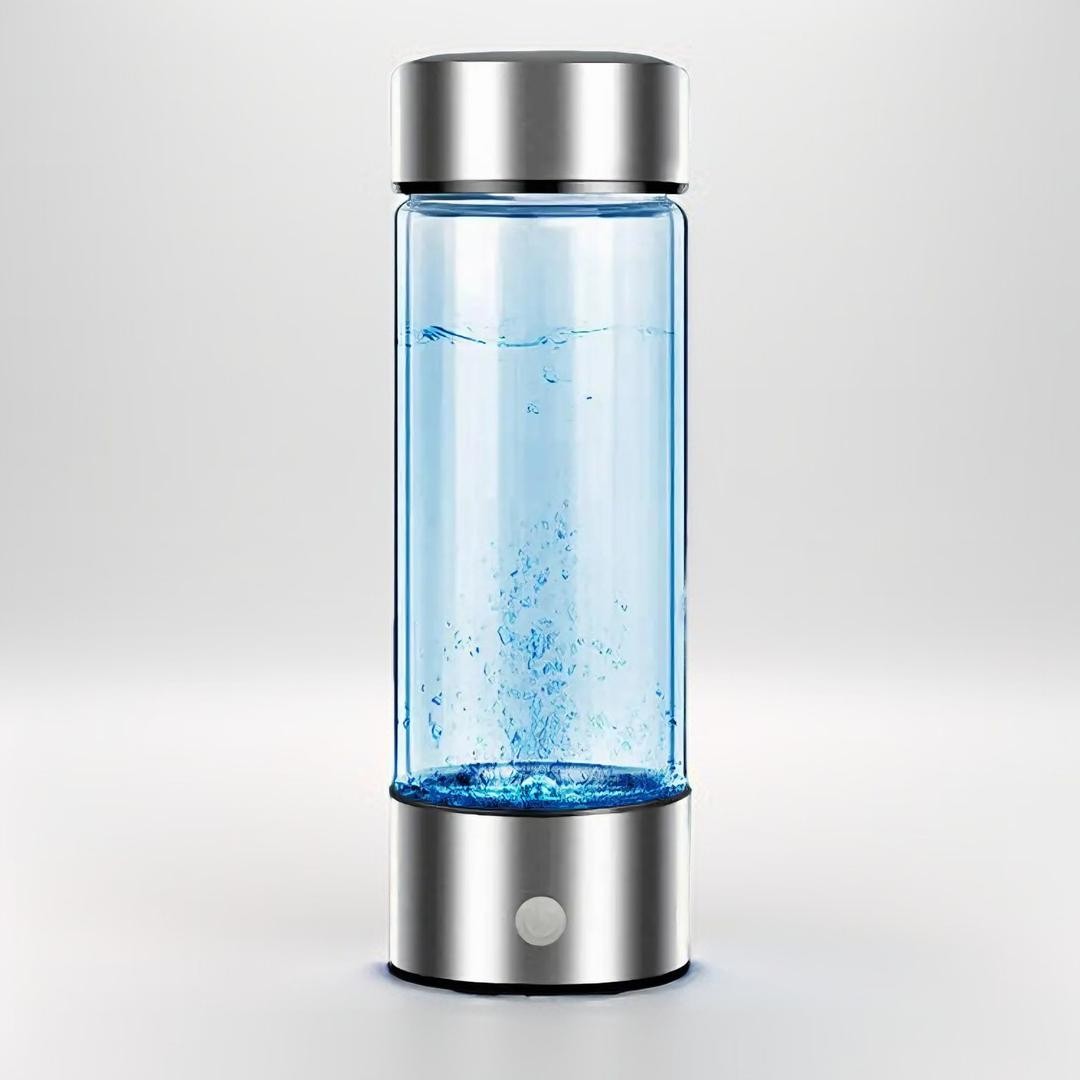 AquaPure Hydrogen Water Ionizer 420ML Bottle | Mineral Infuser | Rapid Electrolysis | Vastly Improve Water Quality
