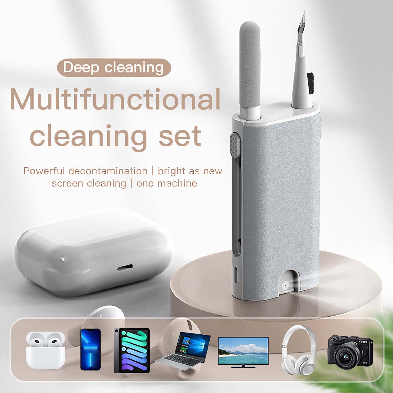 8-in-1 Screen Cleaner Kit | Camera Phone Tablet Earphone Laptop Keyboard Mouse | Home Office Car - YOLO Yard car accessories