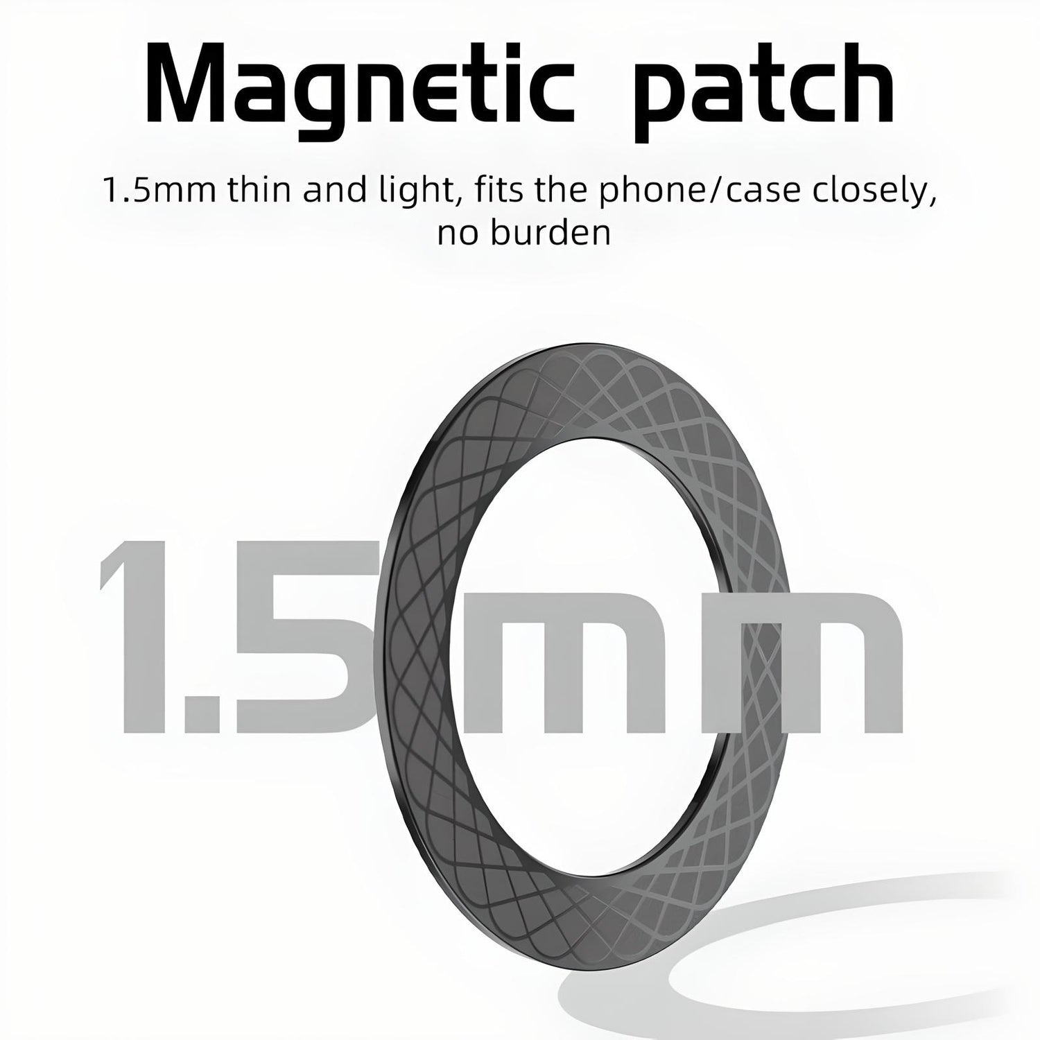 Textured Design Wireless Charging Magnetic Ring
