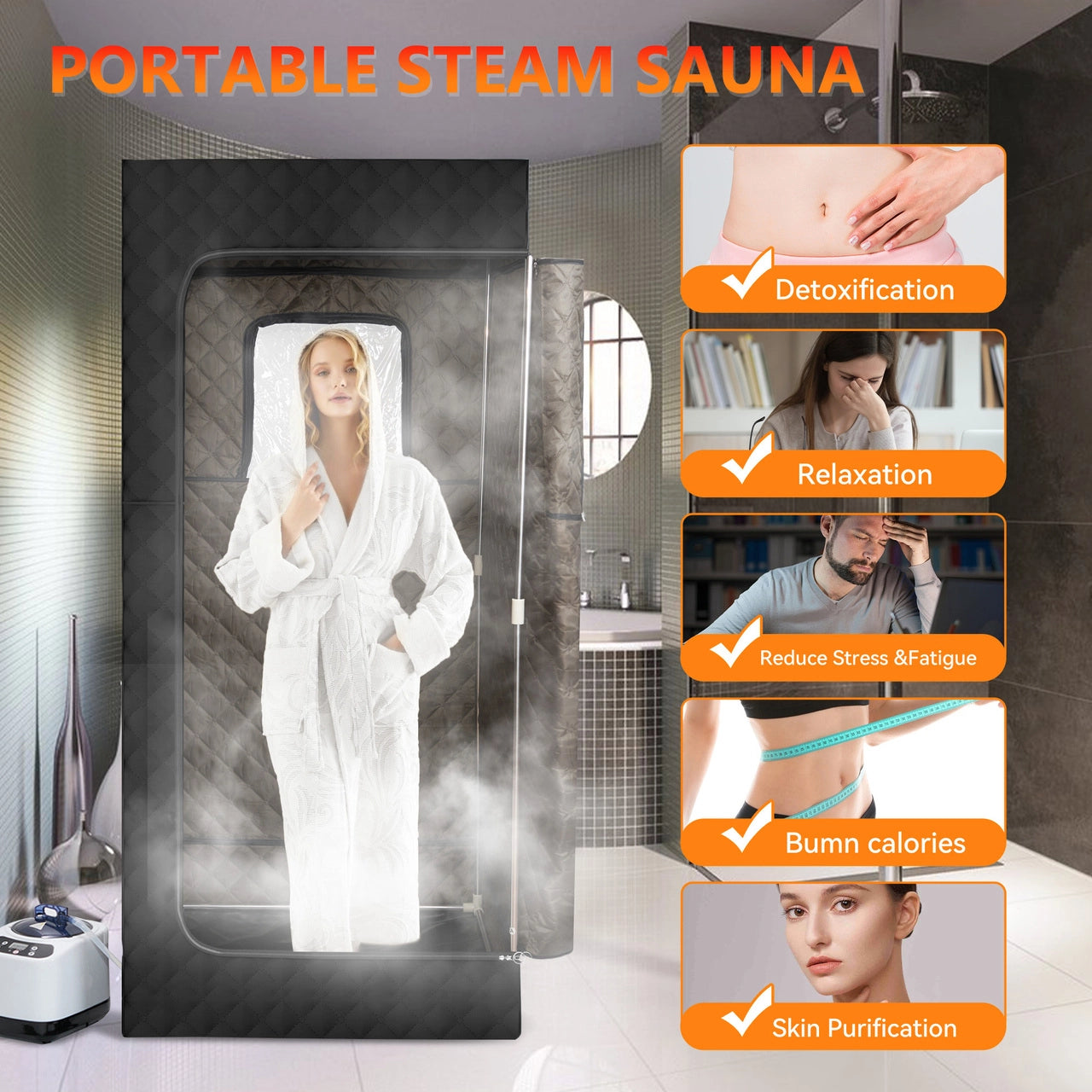 Cozy Home Sauna Steamer Box