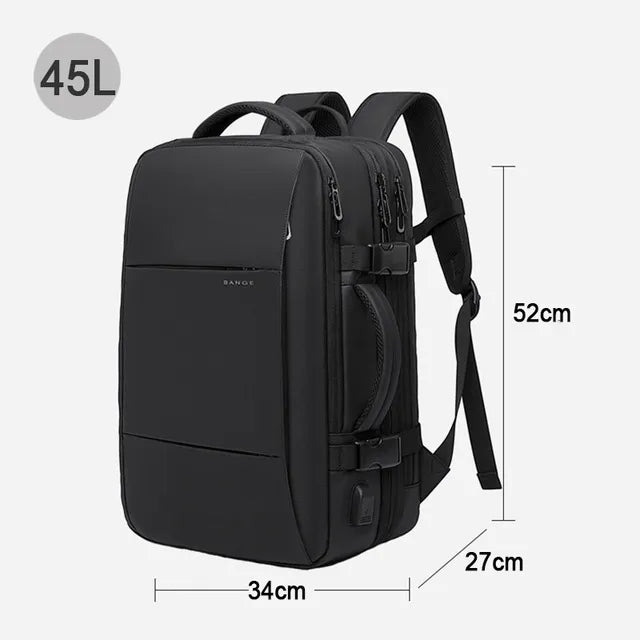 Premium Smart Travel Backpack | Anti-Theft | Waterproof | Expandable | USB Port - YOLO Yard backpack bestdeals computer bag