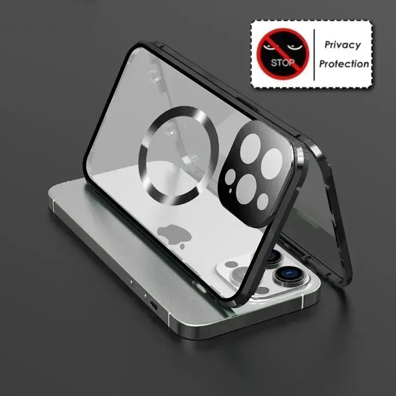 Shop Privacy Guard 360 MagSafe: Aluminum & Glass Anti - Spy iPhone Case | Magnetic Closure on sale