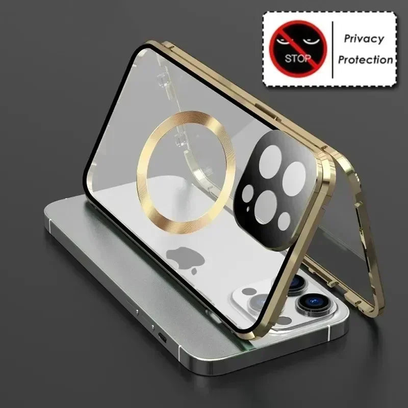 Shop Privacy Guard 360 MagSafe: Aluminum & Glass Anti - Spy iPhone Case | Magnetic Closure on sale