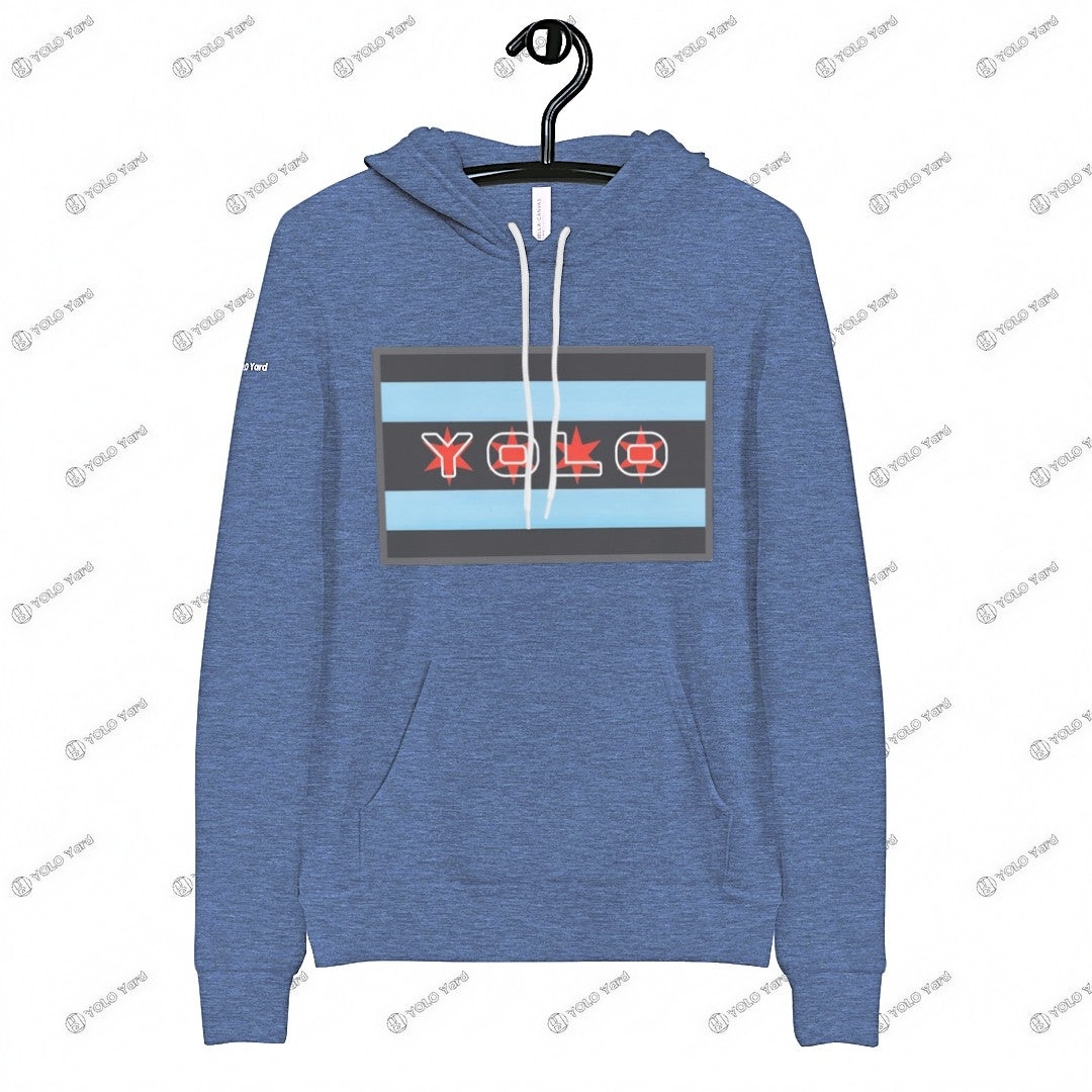 YOLO-Chicago Flag Pullover Hoodie (Limited Editions)