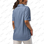 Space-Dyed Polo Shirt YOLO Golf-adidas X Signature Blue Edition featuring moisture-wicking fabric, stylish design, and premium quality for activewear.