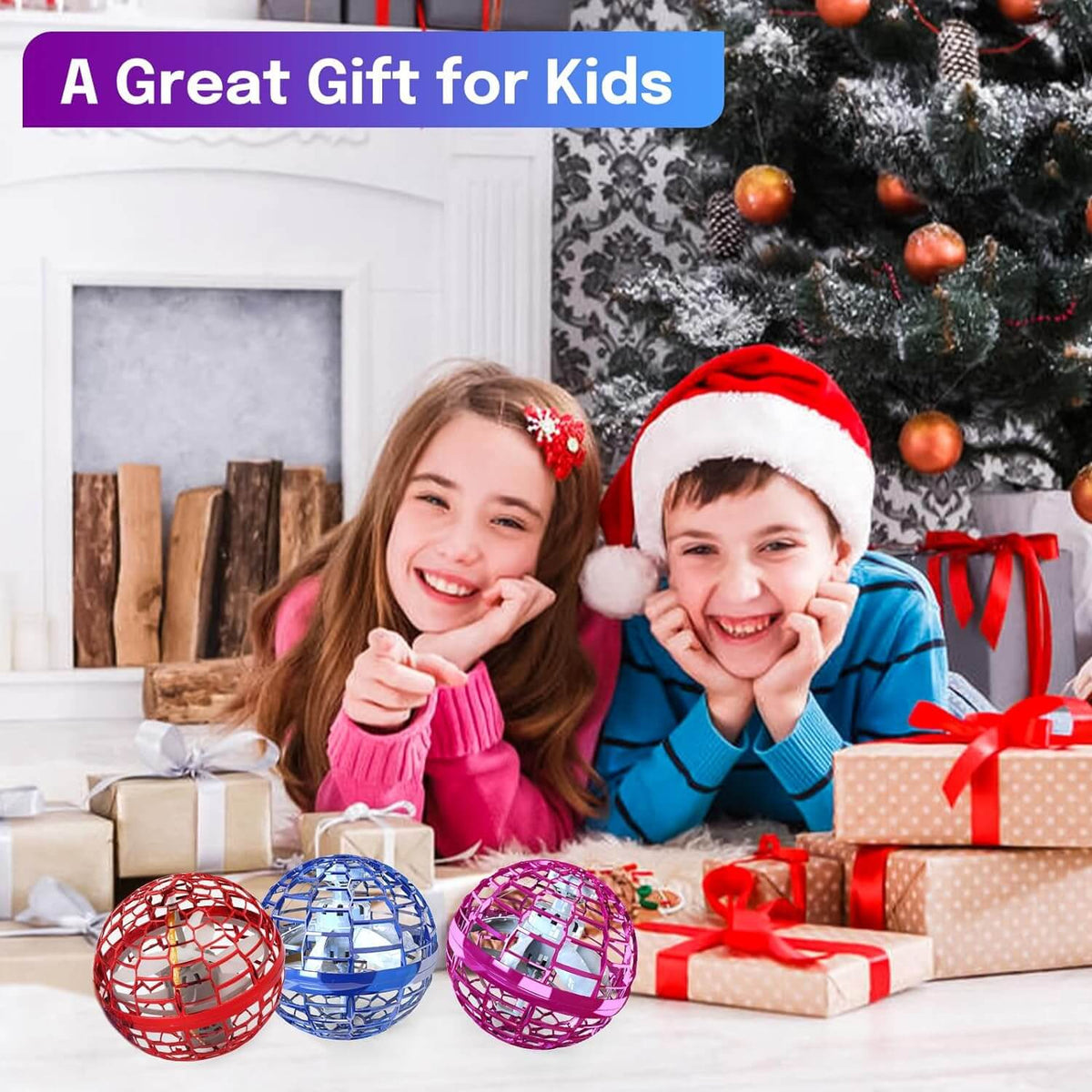 AeroSphere Flying LED Orb - YOLO Yard Flying Orb bestdeals Children Toys Christmas Gifts Combo 4pcs