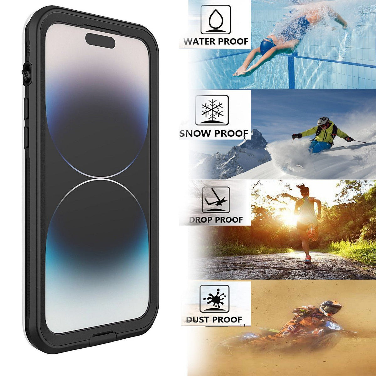 Shop AquaShield Pro: IP68 Waterproof MagSafe iPhone Case | Full Enclosure on sale