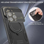 Shop ArmorLens 360: Rotating Stand Magnetic iPhone Case | Full Coverage Lens Protection Mobile Phone Case sale