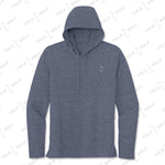 Navy Tri-Blend Moisture-Wicking Long Sleeve Hoodie from YOLO Golf Sportswear Activewear 