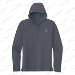 Gray Tri-Blend Moisture-Wicking Long Sleeve Hoodie from YOLO Golf Sportswear Activewear 