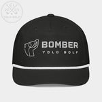 Shop "Bomber" Golf Rope Cap (Silver/Black Embroidery) on sale