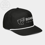 Shop "Bomber" Golf Rope Cap (Silver/Black Embroidery) on sale