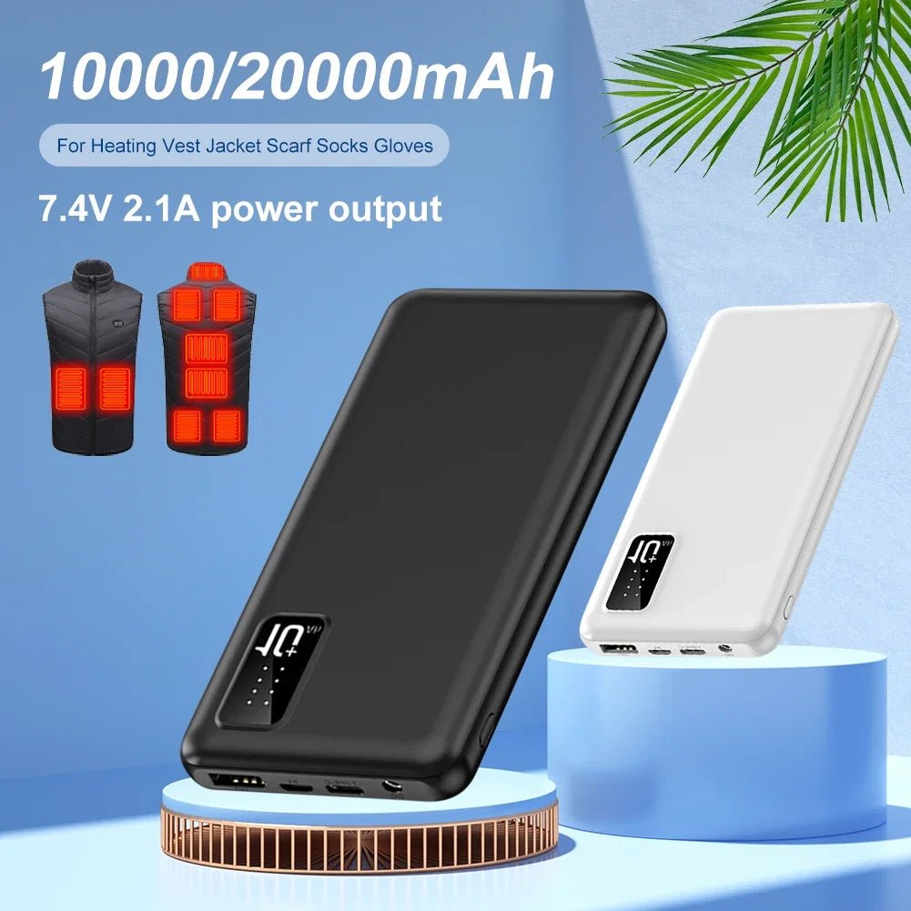 ChargeWise Portable High-Capacity Power Bank | Compact & Lightweight | 20000 mAh | 10000 mAh | 8000 mAh YOLO Yard Power Bank