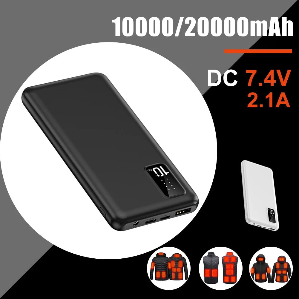 ChargeWise Portable High-Capacity Power Bank | Compact & Lightweight | 20000 mAh | 10000 mAh | 8000 mAh YOLO Yard Power Bank