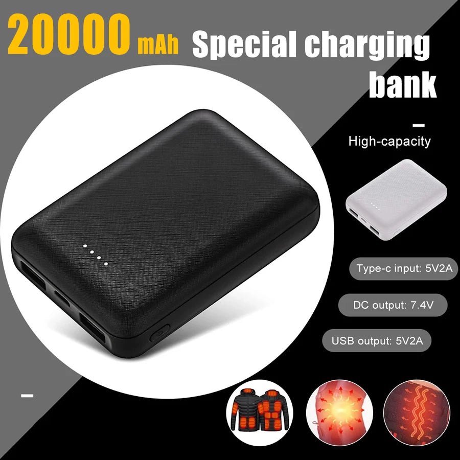 ChargeWise Portable High-Capacity Power Bank | Compact & Lightweight | 20000 mAh | 10000 mAh | 8000 mAh YOLO Yard Power Bank