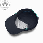 Shop "Clutch" Golf Rope Cap (White Teal Embroidery) on sale