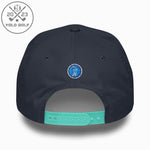 Shop "Clutch" Golf Rope Cap (White Teal Embroidery) on sale