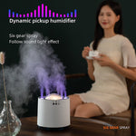 Colorful LED Lamp-Humidifier 800ml USB - YOLO Yard Humidifier Cool Mist Dynamic Air Humidifi great gift trending sale