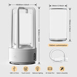 Creative 2-in-1 Audio Acrylic Crystal Lamp | Bluetooth Speaker | Touch Night Light Lamp - YOLO Yard Lighting audio great gift