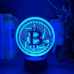 CryptoGlow: The Bitcoin Beacon 3D LED Desk Lamp | Table Lamp | Home Office Decor | Statement Piece YOLO Yard TRENDING GIFTS