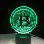 CryptoGlow: The Bitcoin Beacon 3D LED Desk Lamp | Table Lamp | Home Office Decor | Statement Piece YOLO Yard TRENDING GIFTS