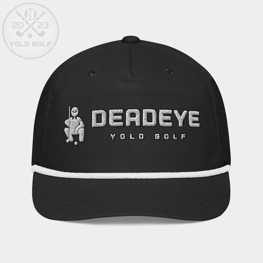 Shop "Deadeye" Golf Rope Cap (Silver/Black Embroidery) on sale