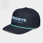 Shop "Deadeye" Golf Rope Cap (White Teal Embroidery) on sale