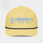 Shop "Deadeye" Golf Rope Cap (White Teal Embroidery) on sale