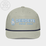 Shop "Deadeye" Golf Rope Cap (White Teal Embroidery) on sale