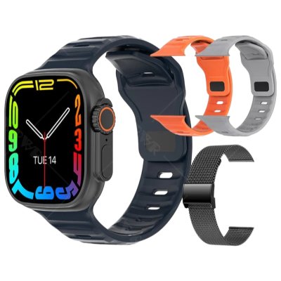 2.0inch(50mm) Smart Watch Titanium Alloy Atmospheric Pressure NFC Door Unlocking Health Monitor IP68 trending YOLO Yard