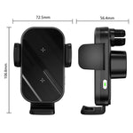 DuoCharge Fast Charging Car Phone Mount | Double Charging Coil | 2-in-1 Strong Suction + Air Vent Phone Holder YOLO Yard