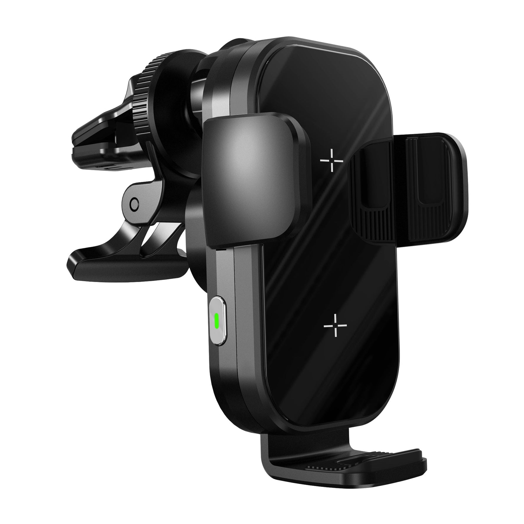 DuoCharge Fast Charging Car Phone Mount | Double Charging Coil | 2-in-1 Strong Suction + Air Vent Phone Holder YOLO Yard