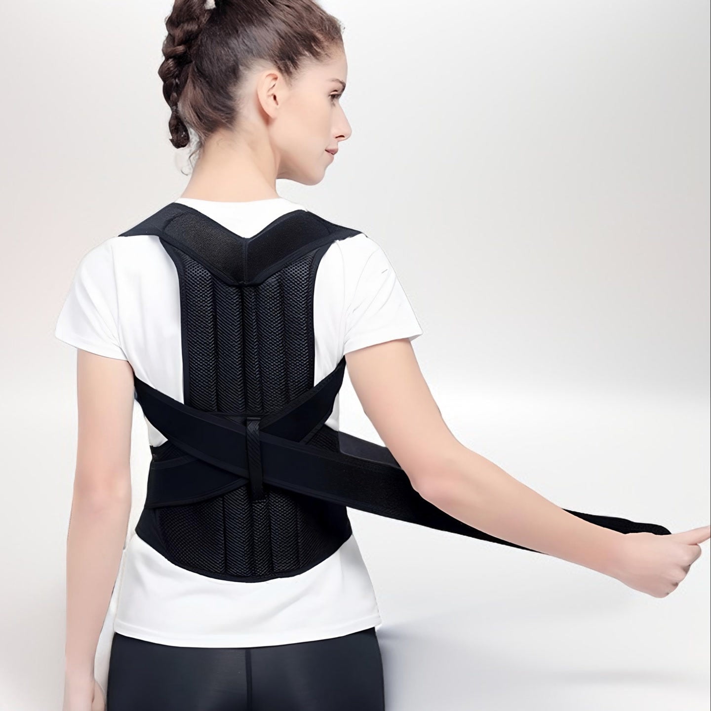 FlexAlign Ergonomic Posture Enhancer | Back Pain Reliver | Waist Shaping | Spine Curve Corrector