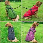 FurryFashion Sports Jacket x Harness | Easy On & Off | Water/Wind-Proof | Fleece Insulated - YOLO Yard Dog Fashion bestdeals