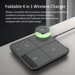 GlowCharge: 4-in-1 Illuminated Wireless Convenience - YOLO Yard Wireless Charger apple applewatch bestdeals