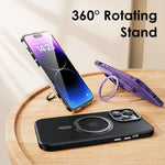 Shop LuxeMag 360° Rotating Stand Magnetic Phone Case | iPhone 16 15 14 13 12 Pro Max Plus Pro | Anti - Slip Grip  sale