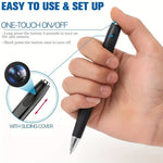 OmniSmart HD Video Recorder Pen | Capture Video + Photos 1080P HD | Night Vision | Micro - SD up to 128 GB YOLO Yard Camcorders