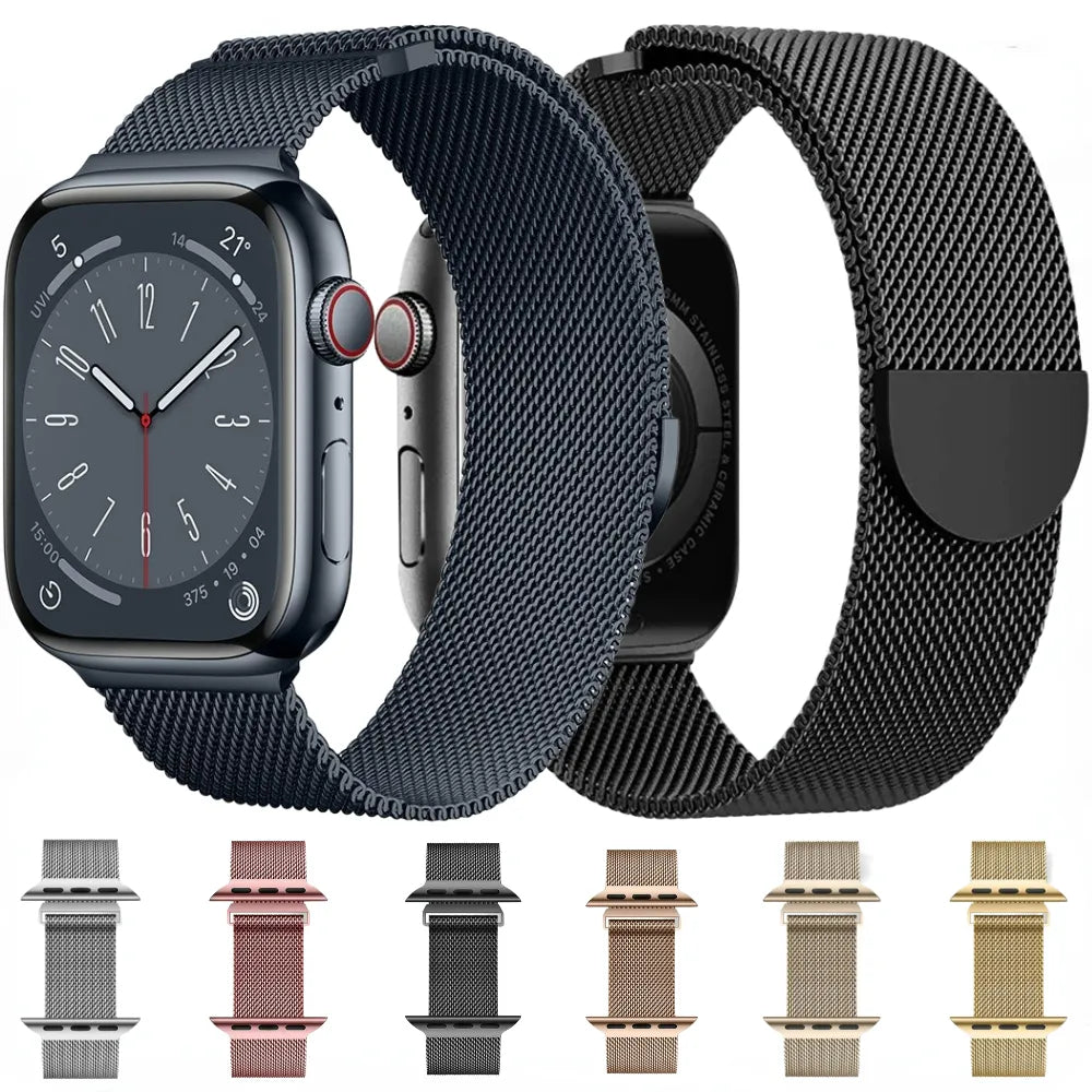 Premium Milanese Loop Strap for Apple Watch - YOLO Yard Milanese watch bracelet Apple Watch Band applewatch bracelet sale