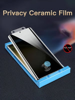 Privacy Ceramic Film Installation Tool Samsung Galaxy S24 S23 S22 S21 S20 Ultra Plus Anti-Peep Screen Protector trending YOLO