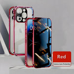 Privacy Guard Magnetic iPhone (15-13) Case | Aluminum Alloy Frame | Tempered Glass | Magnetic Closure | 360 Protection YOLO