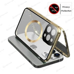 Shop best Privacy Guard 360 MagSafe: Aluminum & Glass Anti - Spy iPhone Case | Magnetic Closure at YOLO Yard