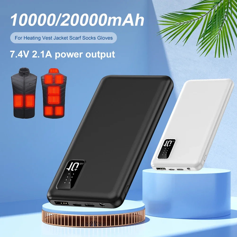 ChargeWise Portable High-Capacity Power Bank | Compact & Lightweight | 20000 mAh | 10000 mAh | 8000 mAh