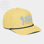 Shop "Sandbagger" Golf Rope Cap (White Teal Embroidery) on sale