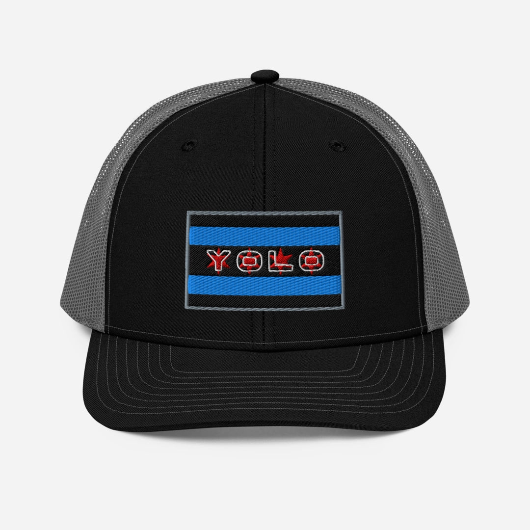 YOLO-Chicago Flag Trucker Cap