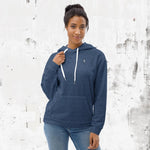 Shop "Swing23" Blue Pullover Fleece Hoodie on sale