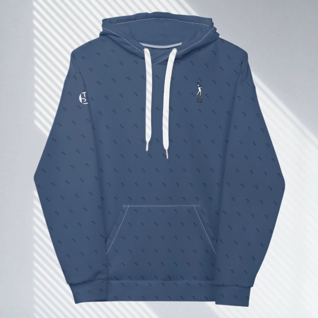 Shop "Swing23" Blue Pullover Fleece Hoodie on sale