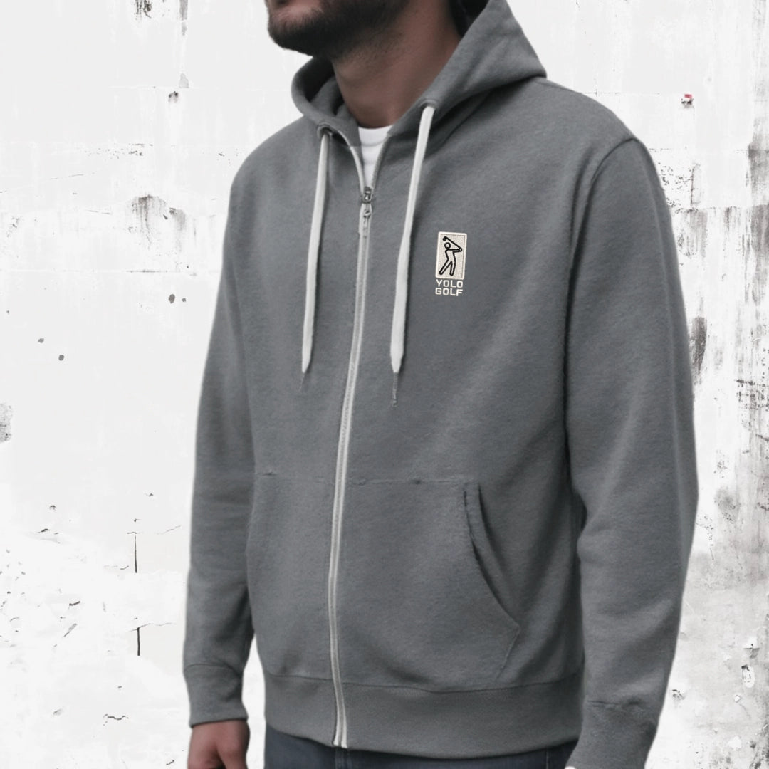 Shop Swingman Heathered French Terry Full - Zip Hoodie on sale