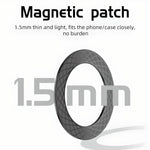 Textured Design Wireless Charging Magnetic Ring - YOLO Yard Phone Accessories Back Cover Magnetic Magnetic Ring trending gift