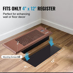 VeFlow Air Booster Fan | Smart Register Vent | Airflow Auto - adjust | Remote trending Register Vent Booster YOLO Yard